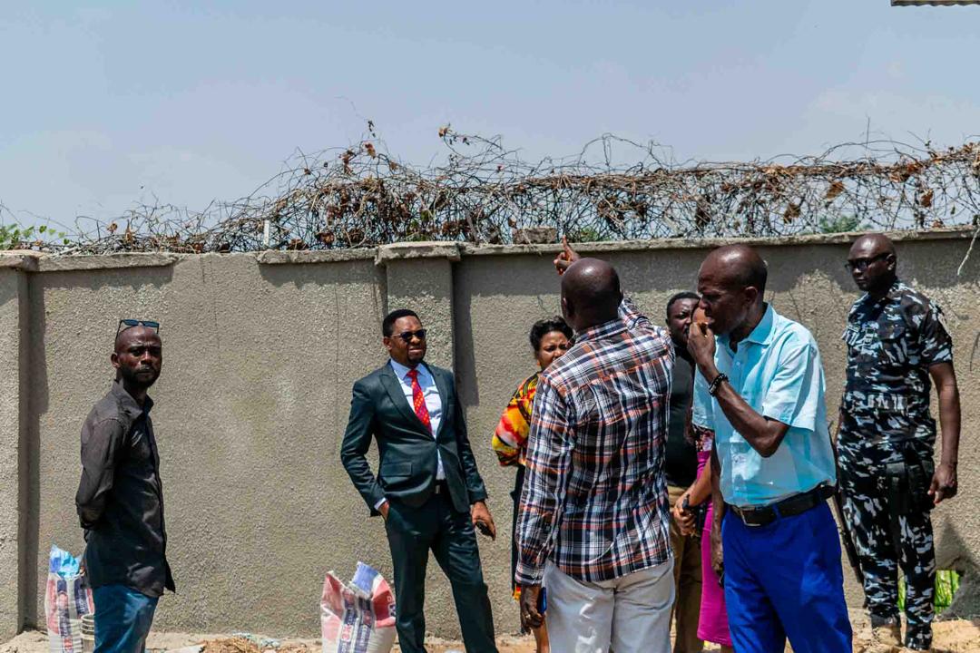 BIPC MD  INSPECTS ONGOING CONSTRUCTION WORK ON BIPC BAKERY, NORTH BANK GUEST HOUSE
