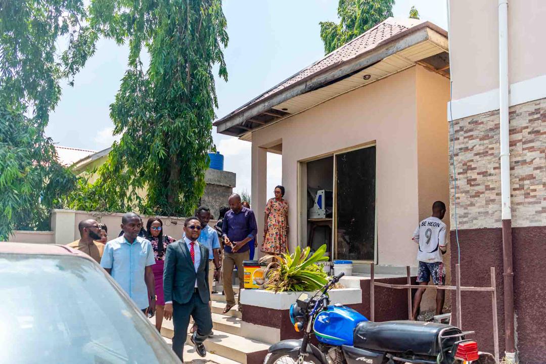 BIPC MD  INSPECTS ONGOING CONSTRUCTION WORK ON BIPC BAKERY, NORTH BANK GUEST HOUSE
