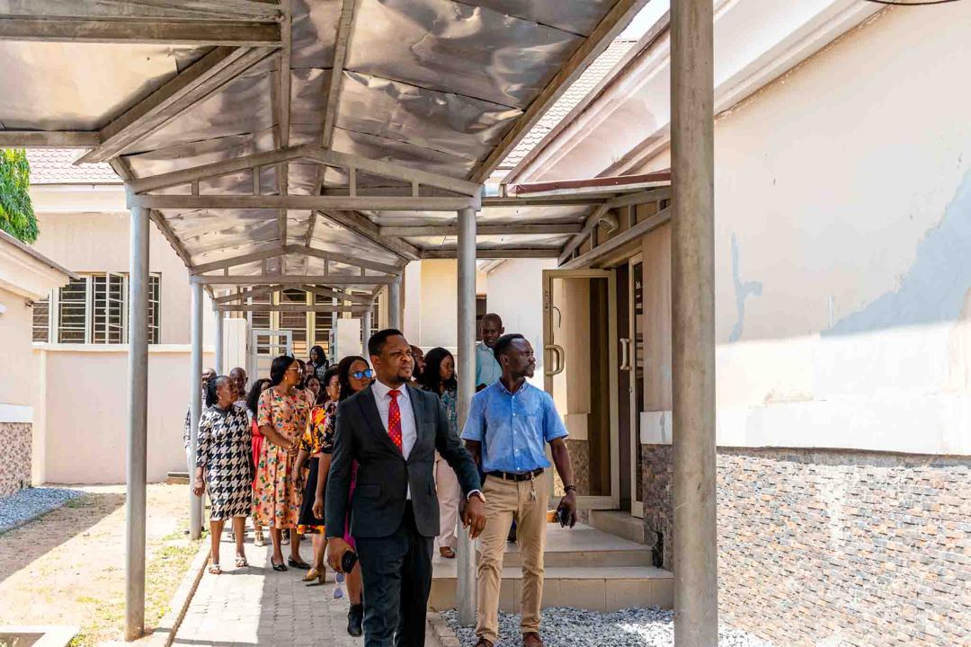 BIPC MD  INSPECTS ONGOING CONSTRUCTION WORK ON BIPC BAKERY, NORTH BANK GUEST HOUSE