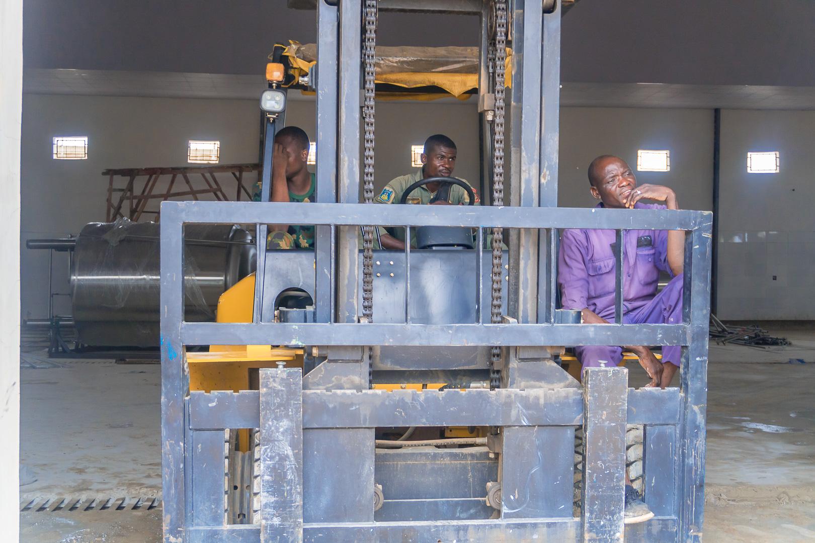 BIPC Begins Offloading of Food Basket Brewery Machines