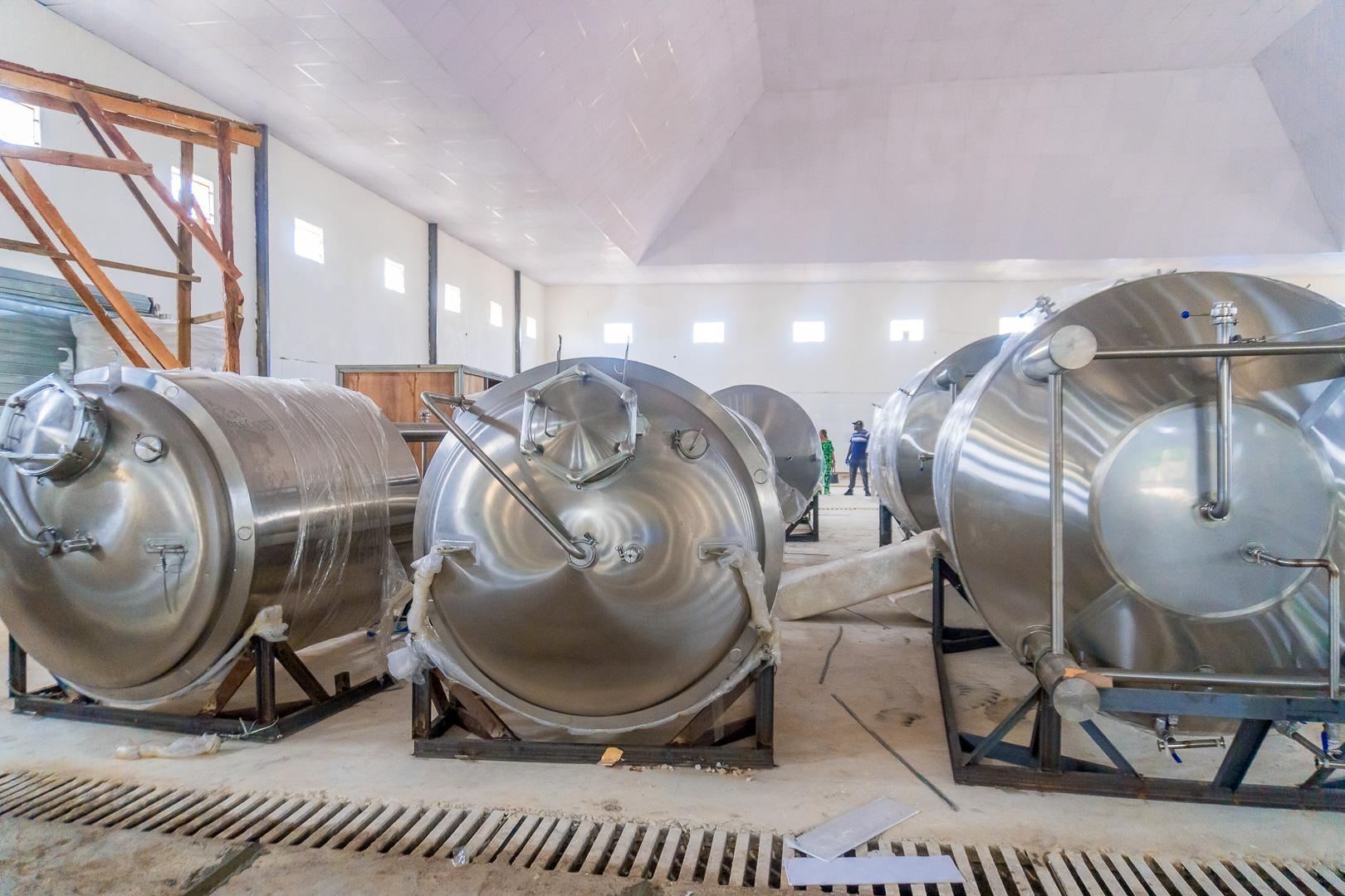 BIPC Begins Offloading of Food Basket Brewery Machines