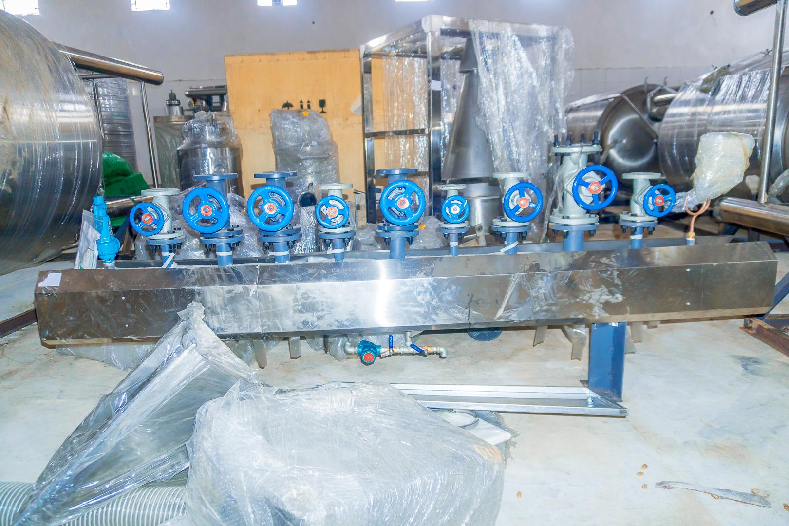 BIPC Begins Offloading of Food Basket Brewery Machines