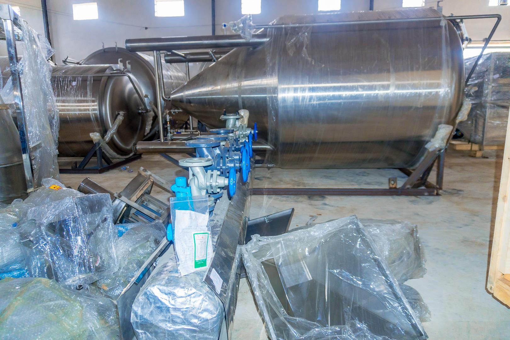 BIPC Begins Offloading of Food Basket Brewery Machines