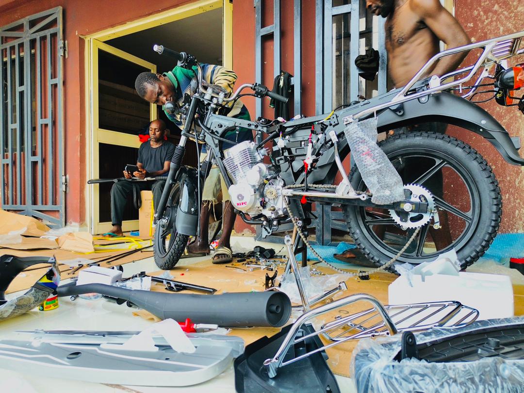 BIPC BEGINS ASSEMBLY OF OVER 500 MOTORCYCLES FOR HIRE-PURCHASE SCHEME