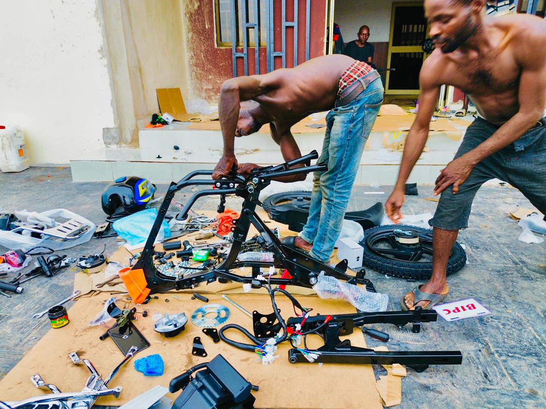 BIPC BEGINS ASSEMBLY OF OVER 500 MOTORCYCLES FOR HIRE-PURCHASE SCHEME