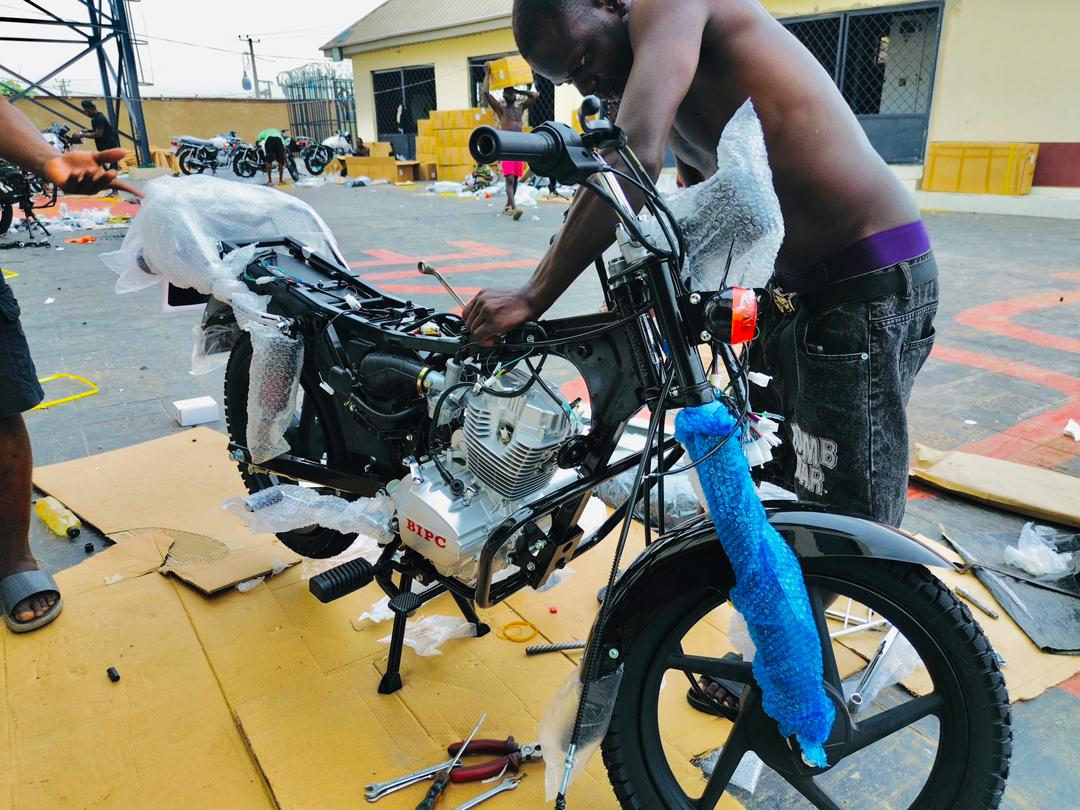 BIPC BEGINS ASSEMBLY OF OVER 500 MOTORCYCLES FOR HIRE-PURCHASE SCHEME